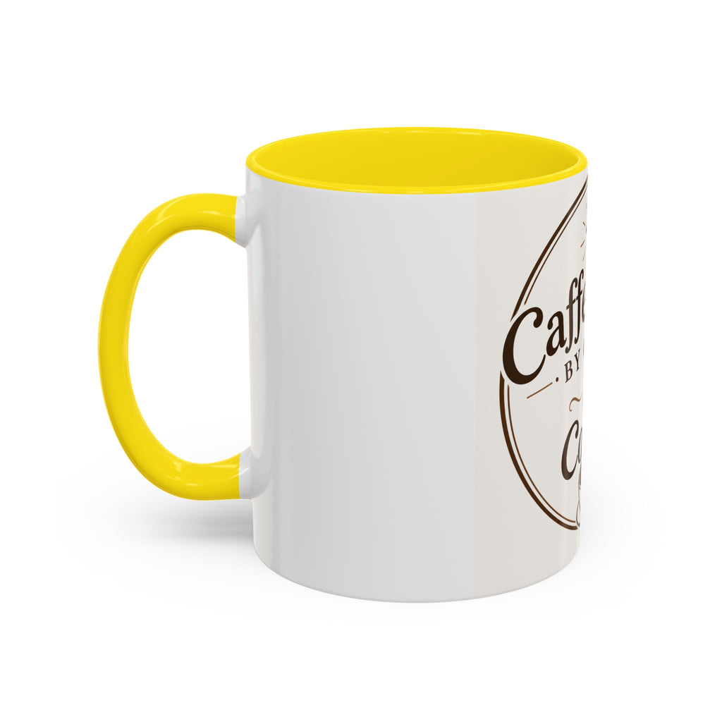 Caffennated by Christ & Coffee Accent Mug — Faith‑Filled Coffee Gift (11/15oz)