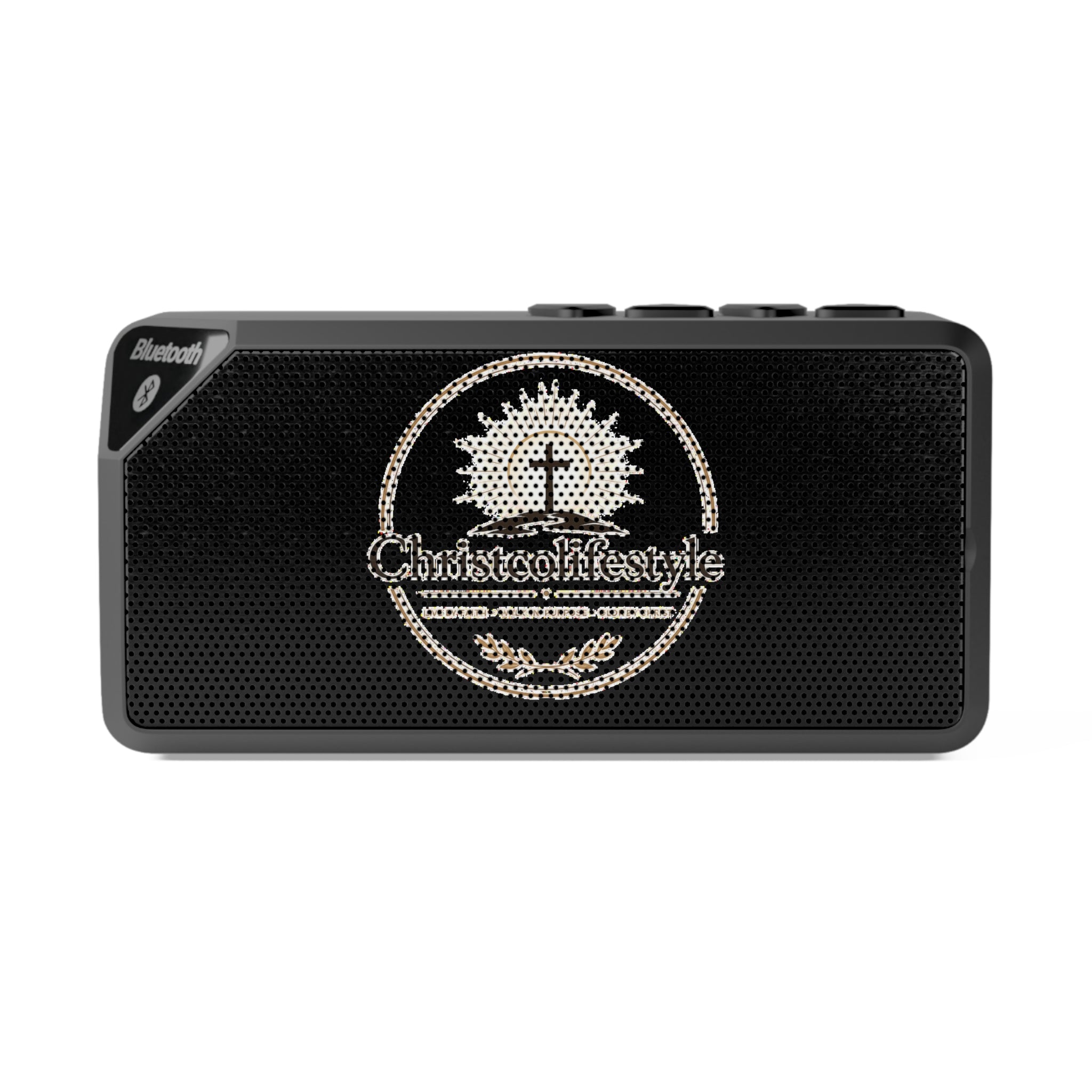 Bluetooth Speaker — Retro Crest Logo Portable Speaker