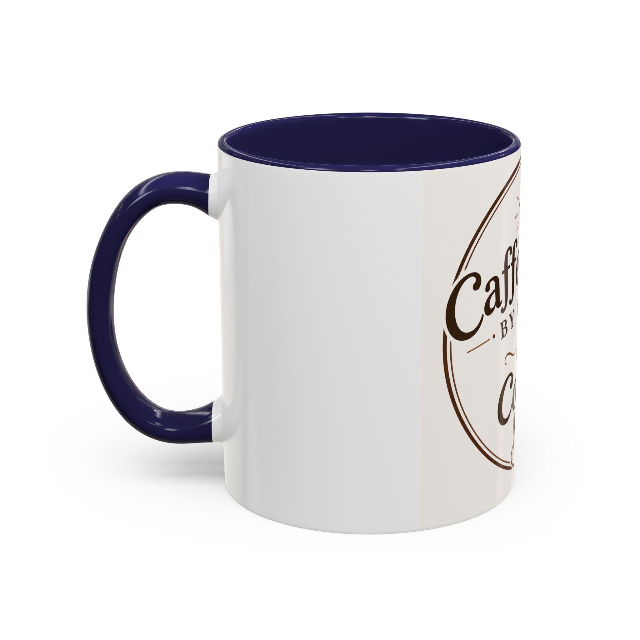 Caffennated by Christ & Coffee Accent Mug — Faith‑Filled Coffee Gift (11/15oz)