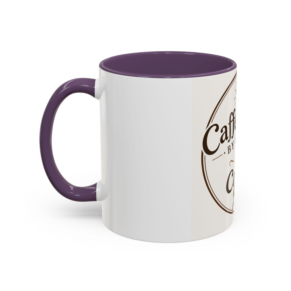 Caffennated by Christ & Coffee Accent Mug — Faith‑Filled Coffee Gift (11/15oz)