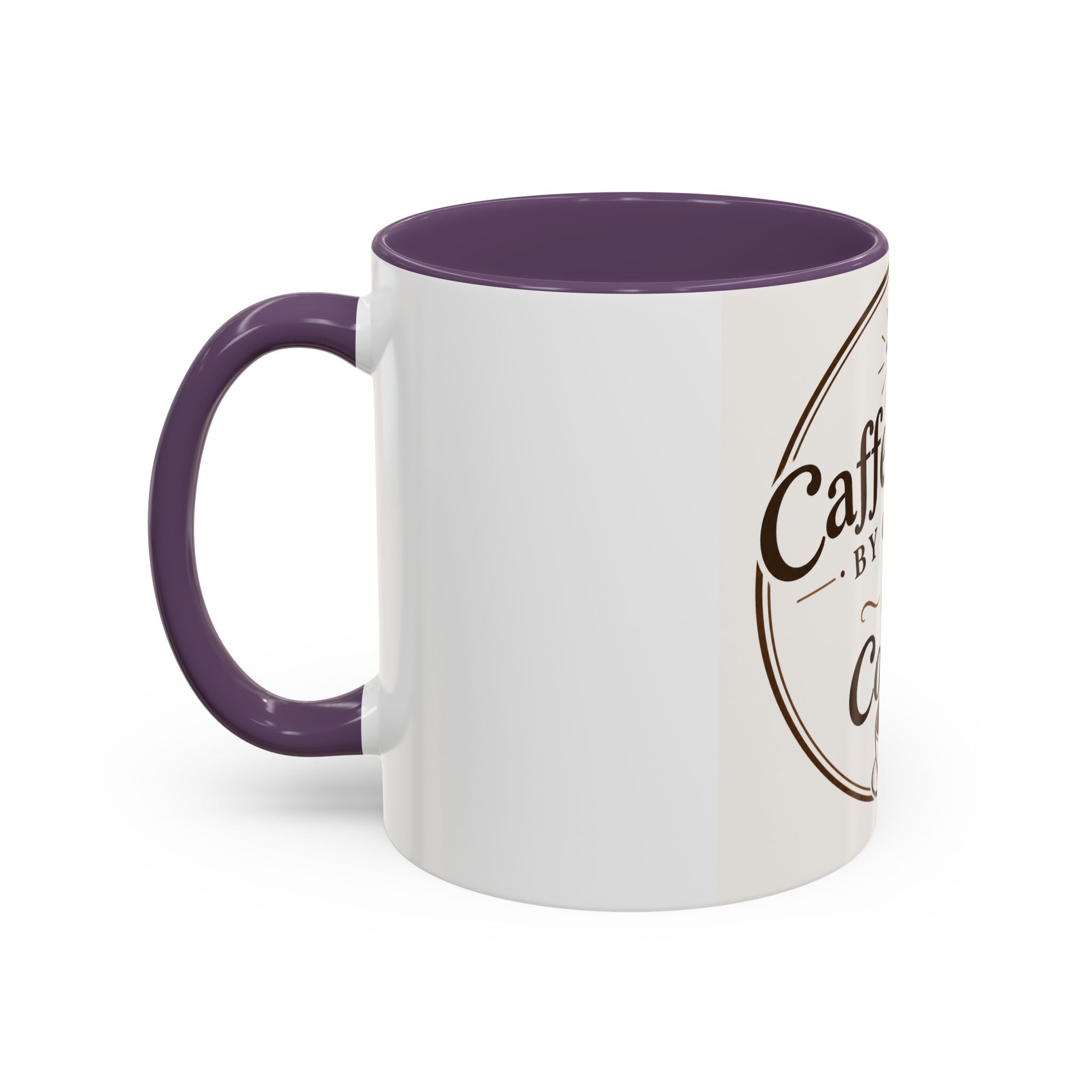 Caffennated by Christ & Coffee Accent Mug — Faith‑Filled Coffee Gift (11/15oz)