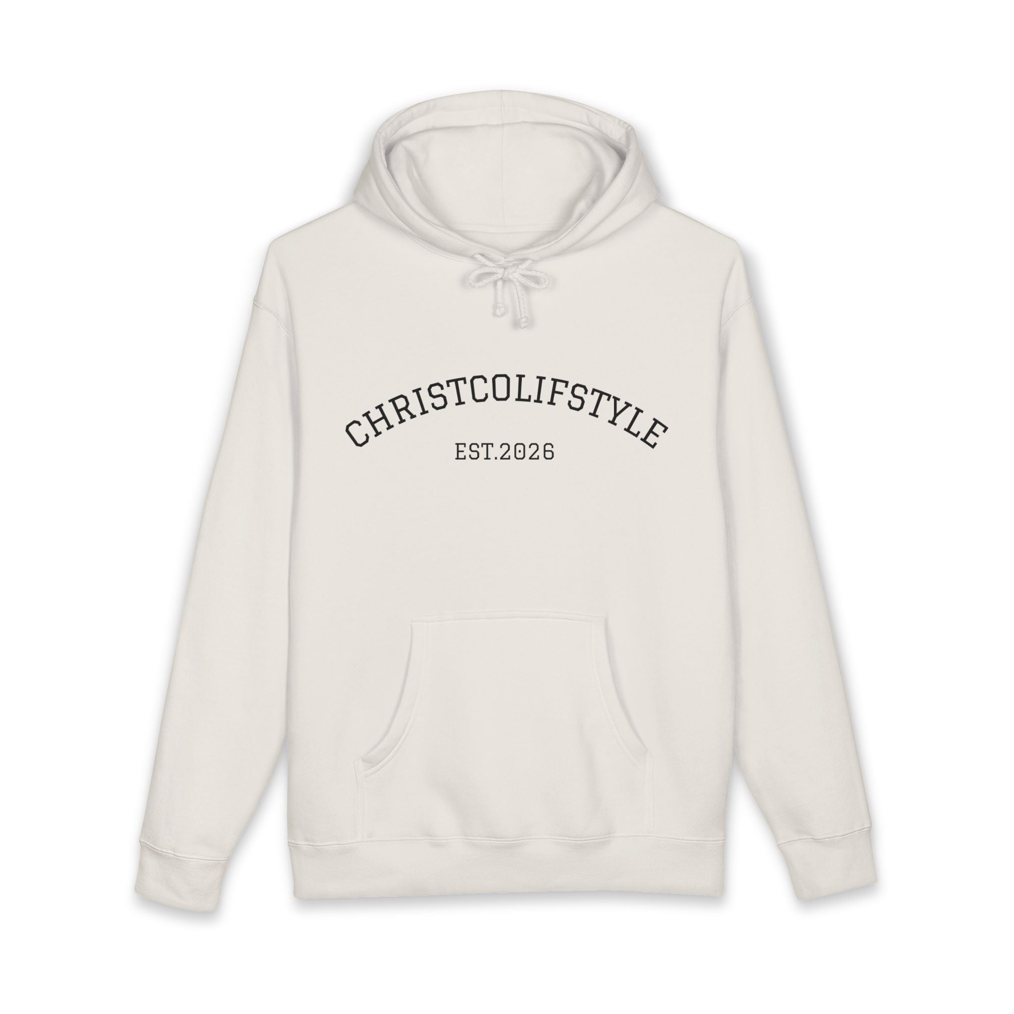 ChristoCoLifestyle EST.2026 Hoodie — Minimal Logo Pullover
