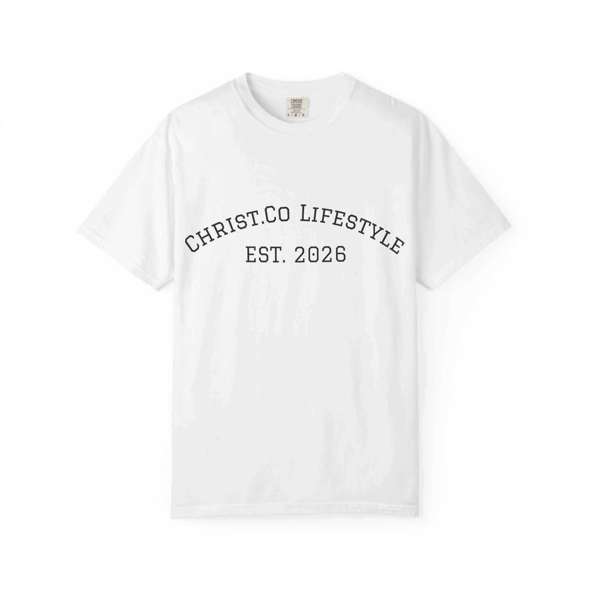 Christ.Co Lifestyle T-Shirt — "Our mission:" Christian Graphic Tee (Est. 2026)