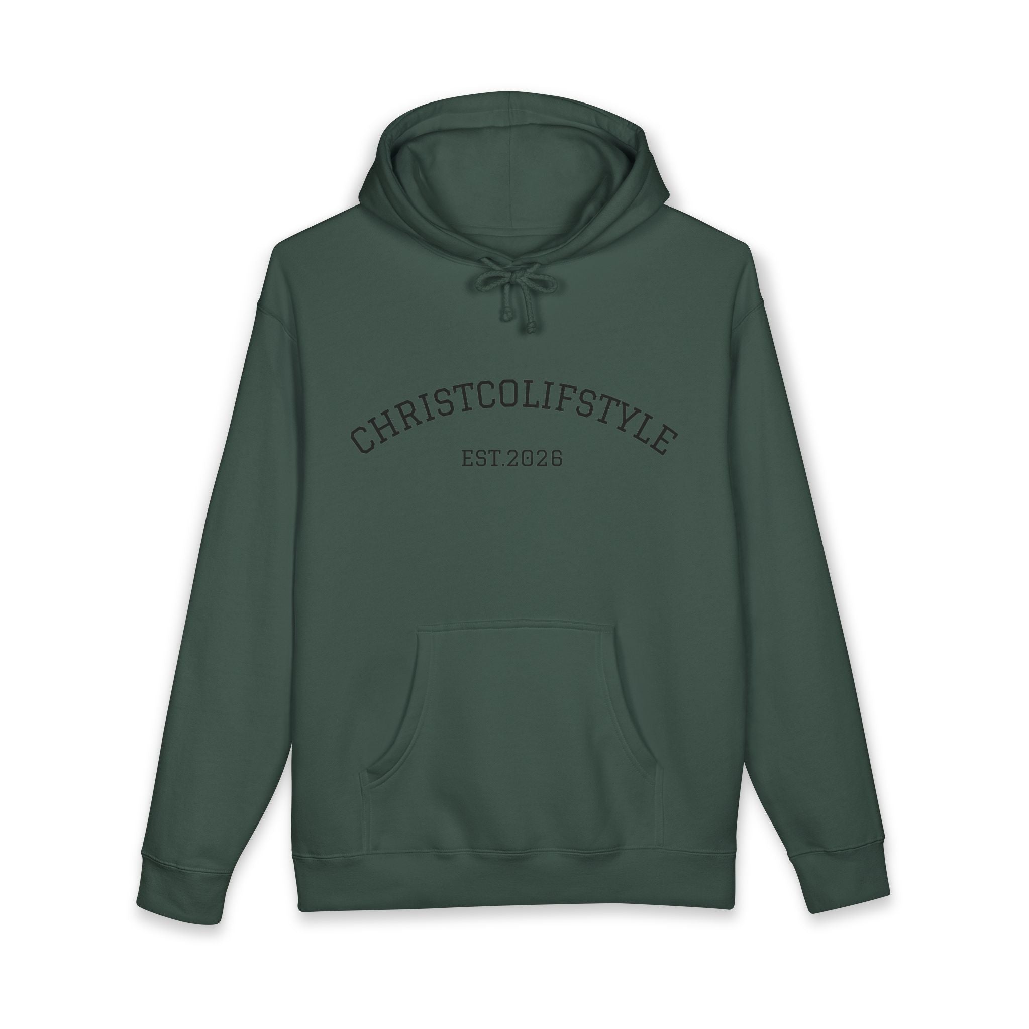 ChristoCoLifestyle EST.2026 Hoodie — Minimal Logo Pullover