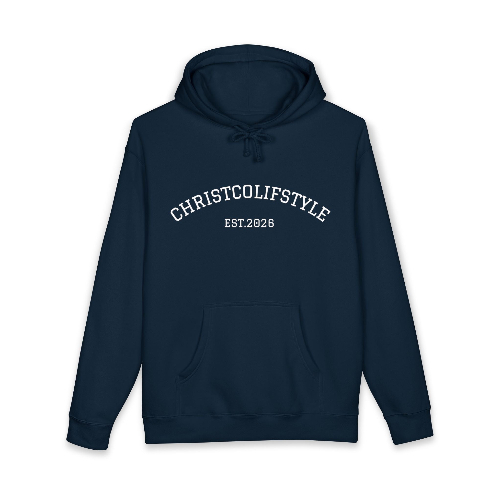 ChristoCoLifestyle EST.2026 Hoodie — Minimal Logo Pullover