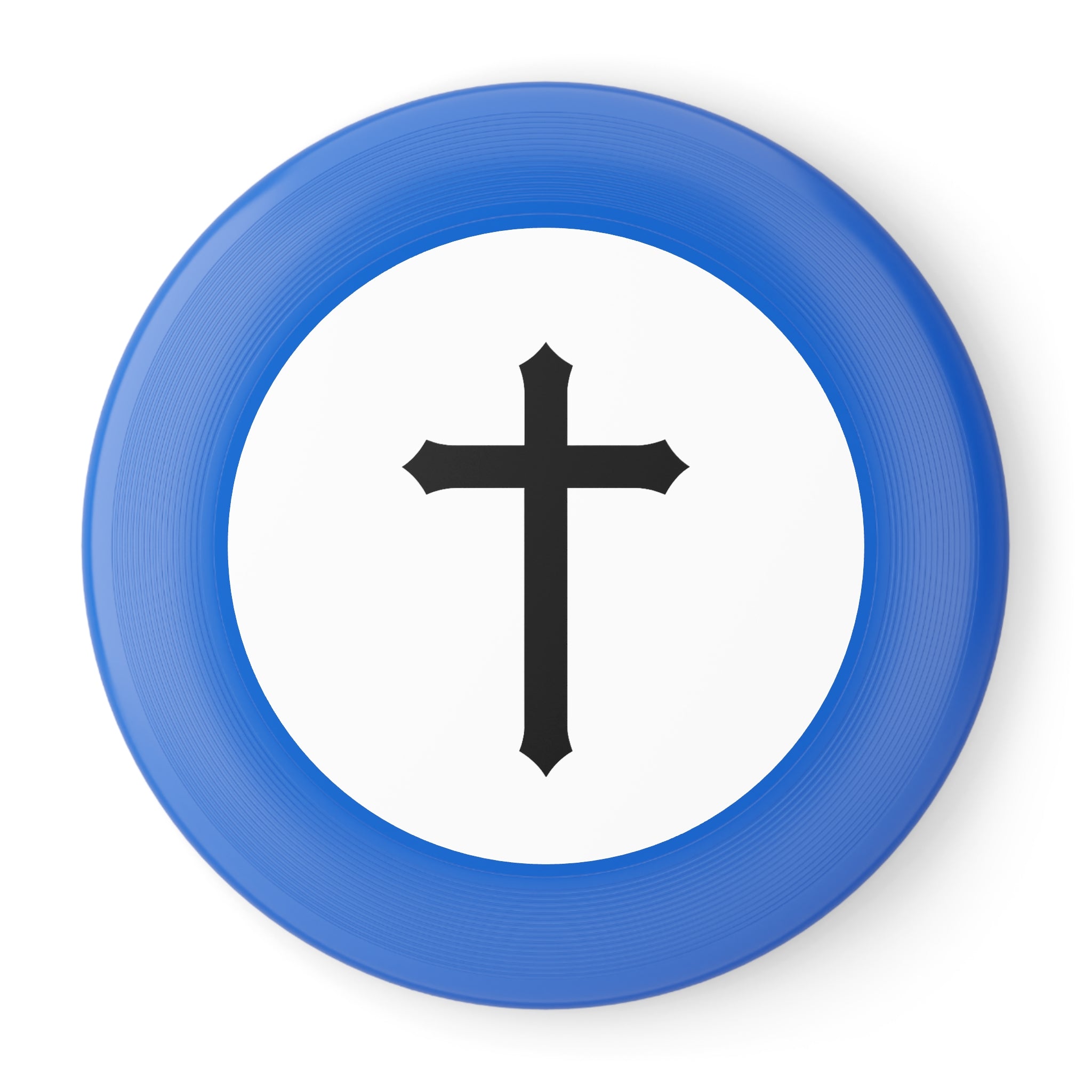 Frisbee — Black Cross Disc | Christian Outdoor Toss Toy