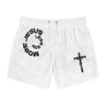 Christian Swim Trunks - 'More Jesus' Cross Beach Shorts