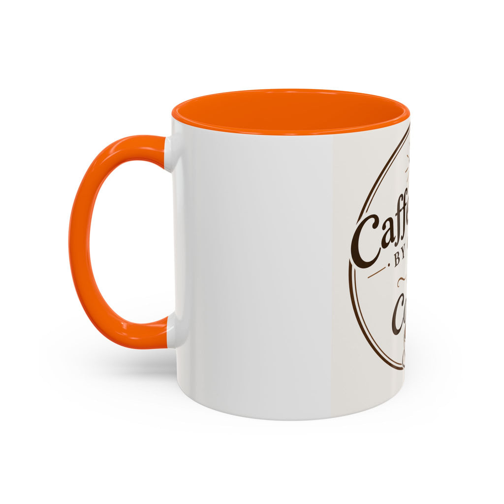 Caffennated by Christ & Coffee Accent Mug — Faith‑Filled Coffee Gift (11/15oz)