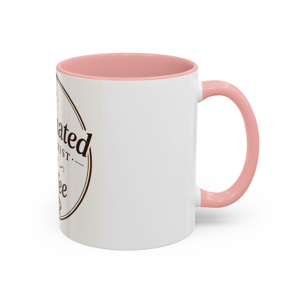 Caffennated by Christ & Coffee Accent Mug — Faith‑Filled Coffee Gift (11/15oz)