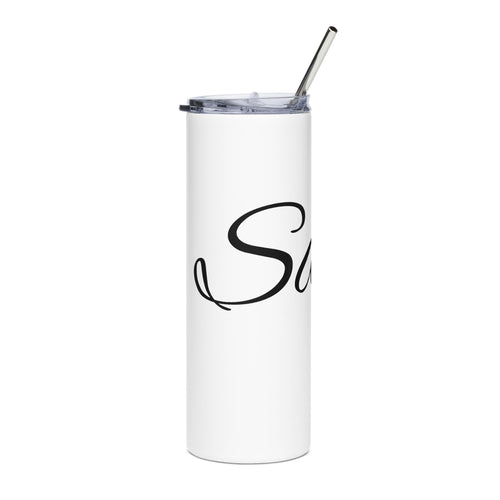 20oz Stainless Steel Tumbler — Elegant Script 'Saved' Travel Cup