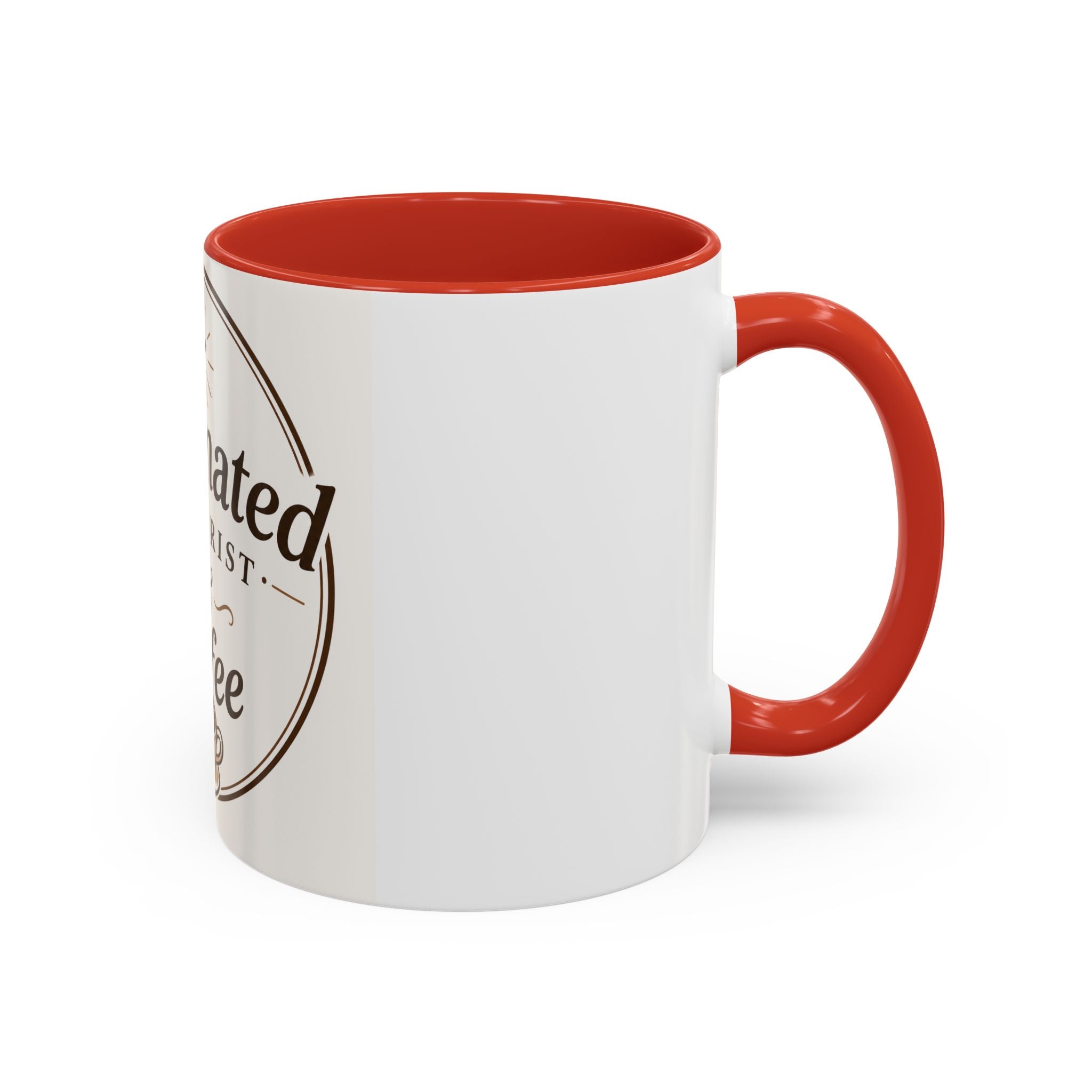 Caffennated by Christ & Coffee Accent Mug — Faith‑Filled Coffee Gift (11/15oz)