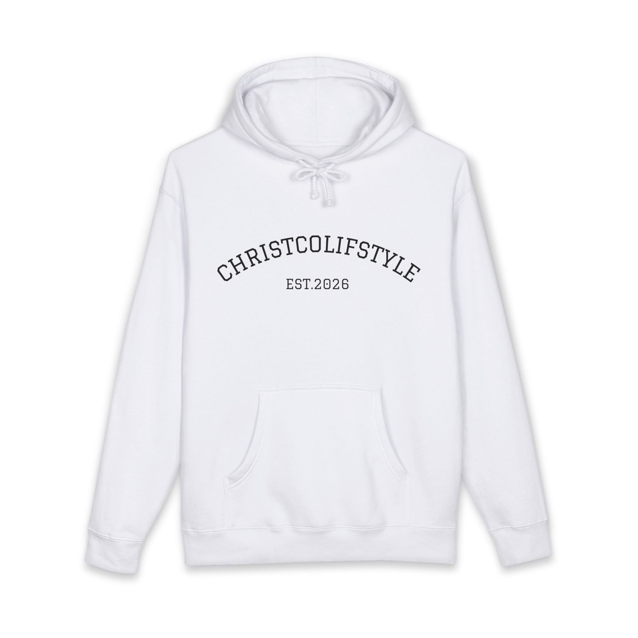ChristoCoLifestyle EST.2026 Hoodie — Minimal Logo Pullover