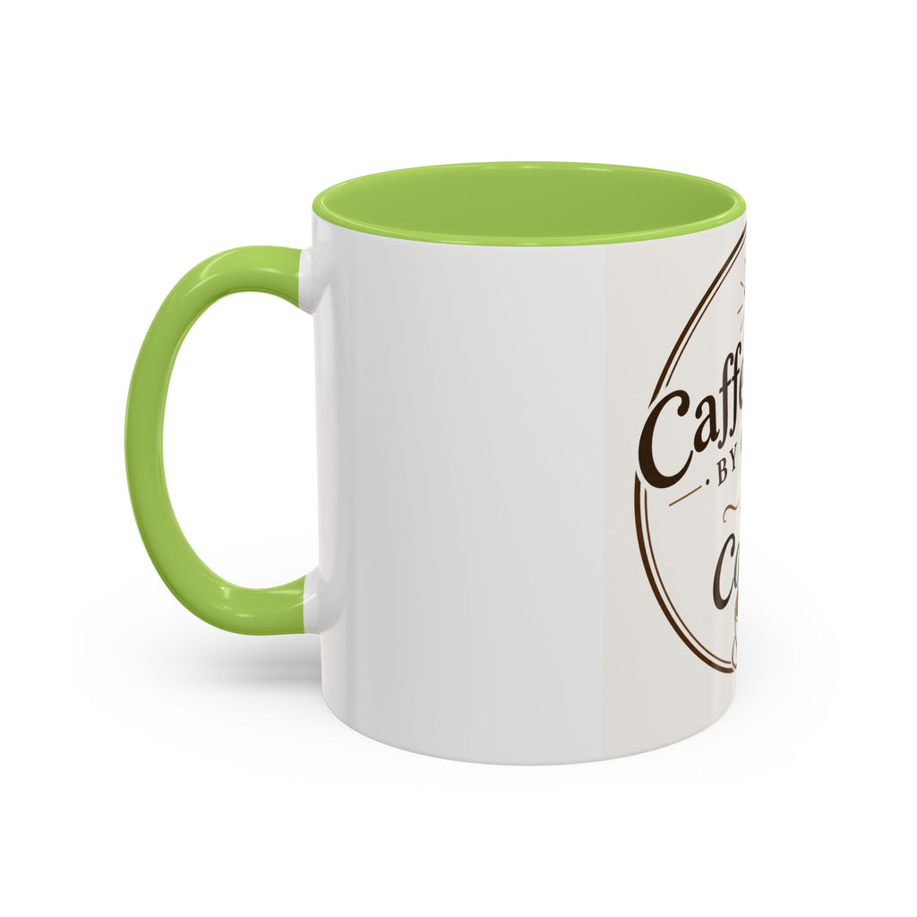 Caffennated by Christ & Coffee Accent Mug — Faith‑Filled Coffee Gift (11/15oz)