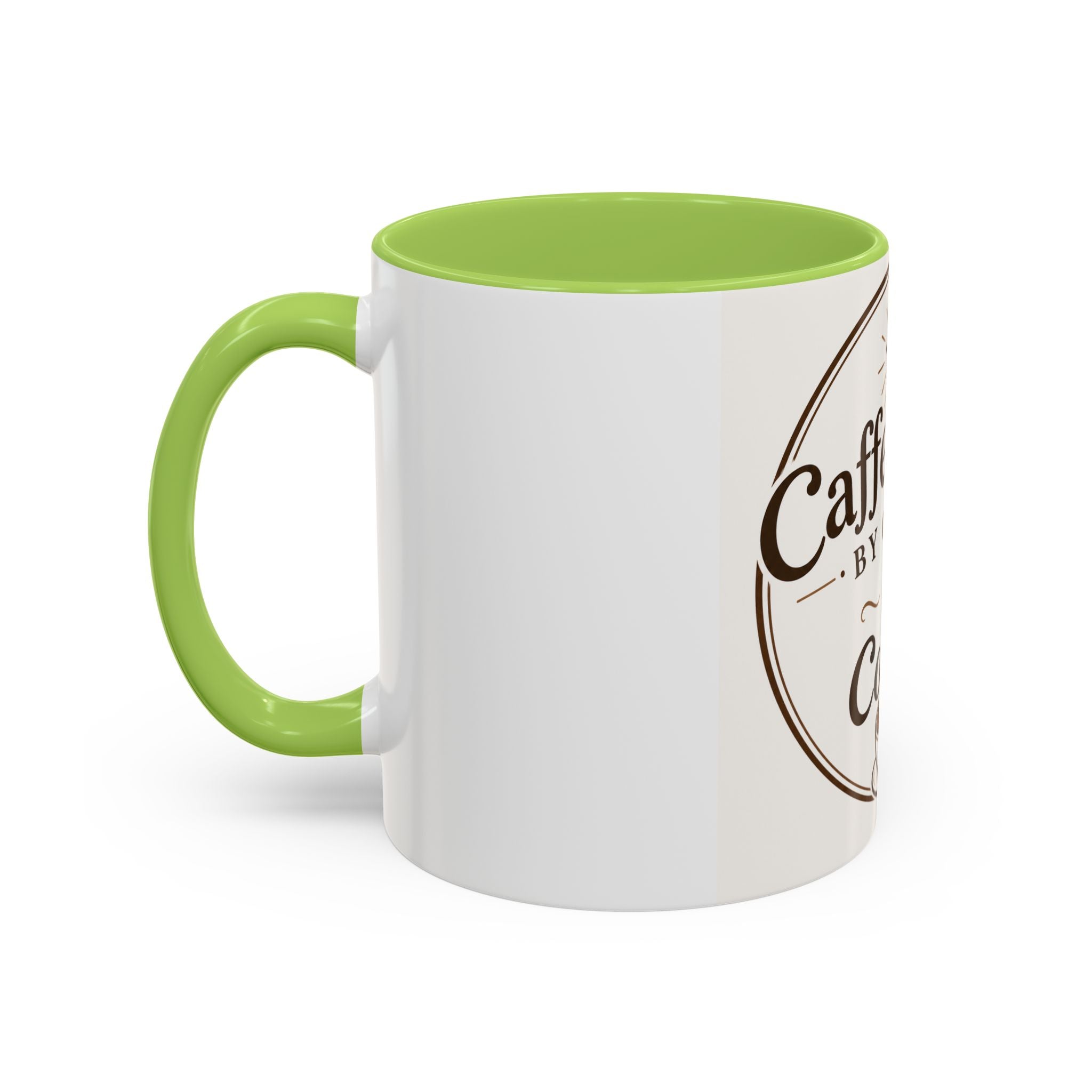 Caffennated by Christ & Coffee Accent Mug — Faith‑Filled Coffee Gift (11/15oz)