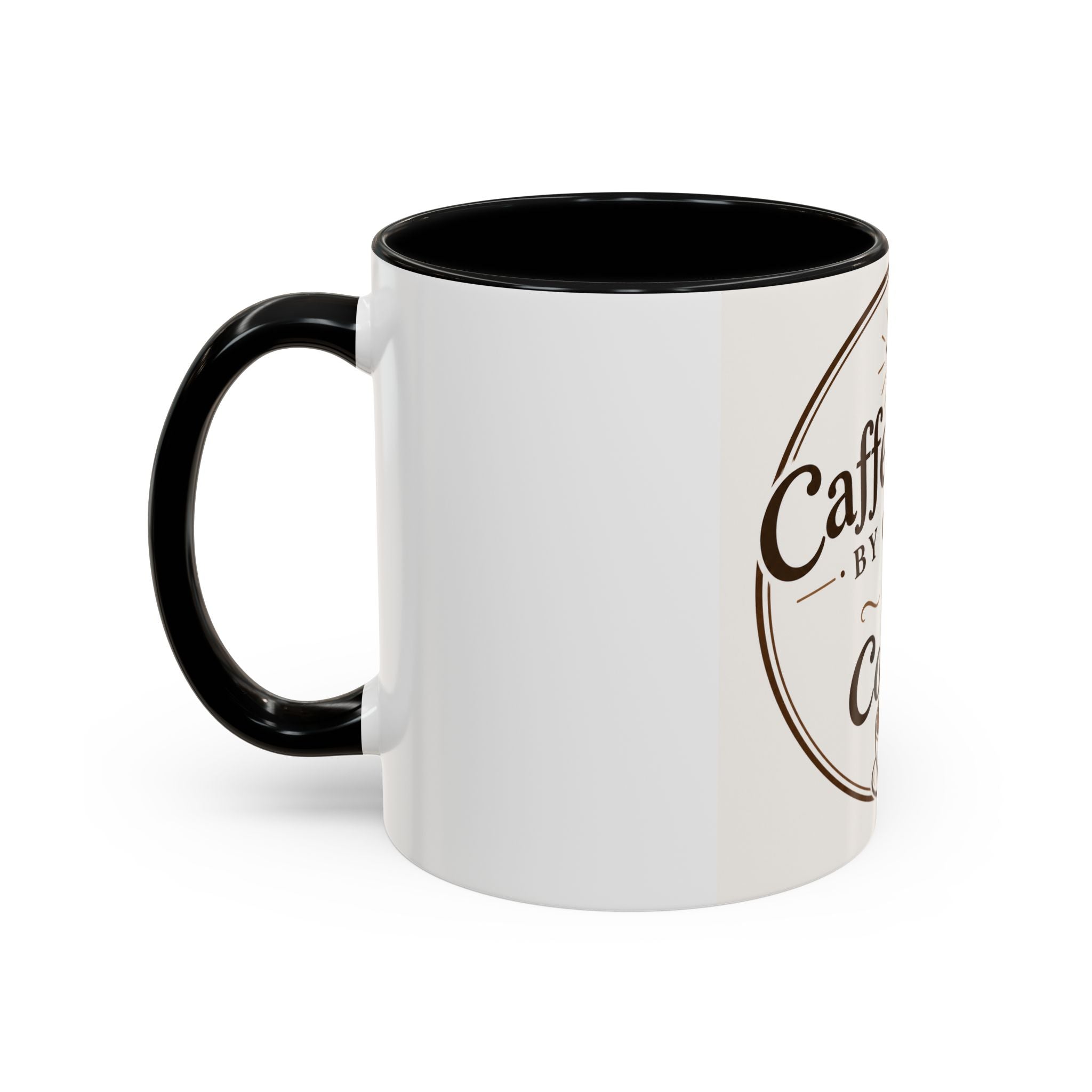 Caffennated by Christ & Coffee Accent Mug — Faith‑Filled Coffee Gift (11/15oz)