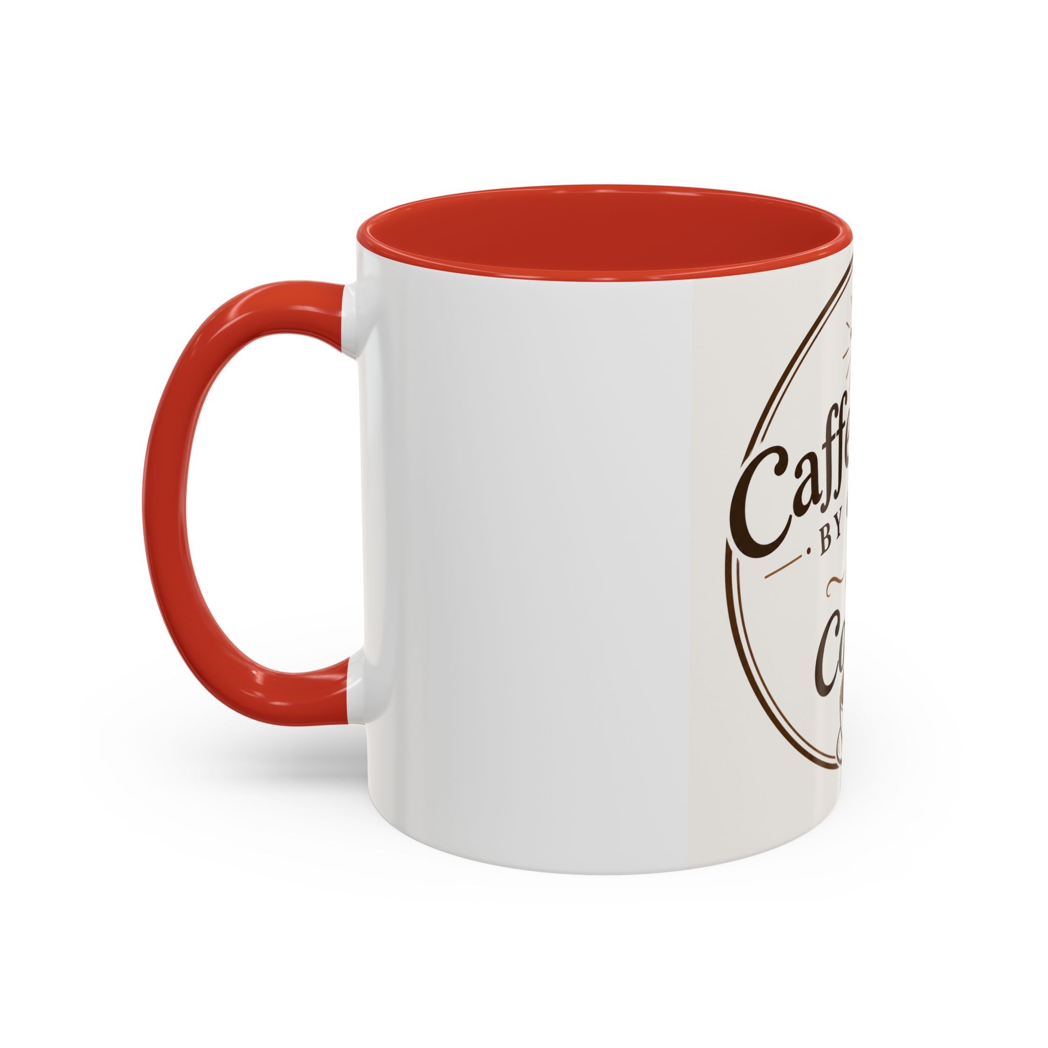 Caffennated by Christ & Coffee Accent Mug — Faith‑Filled Coffee Gift (11/15oz)